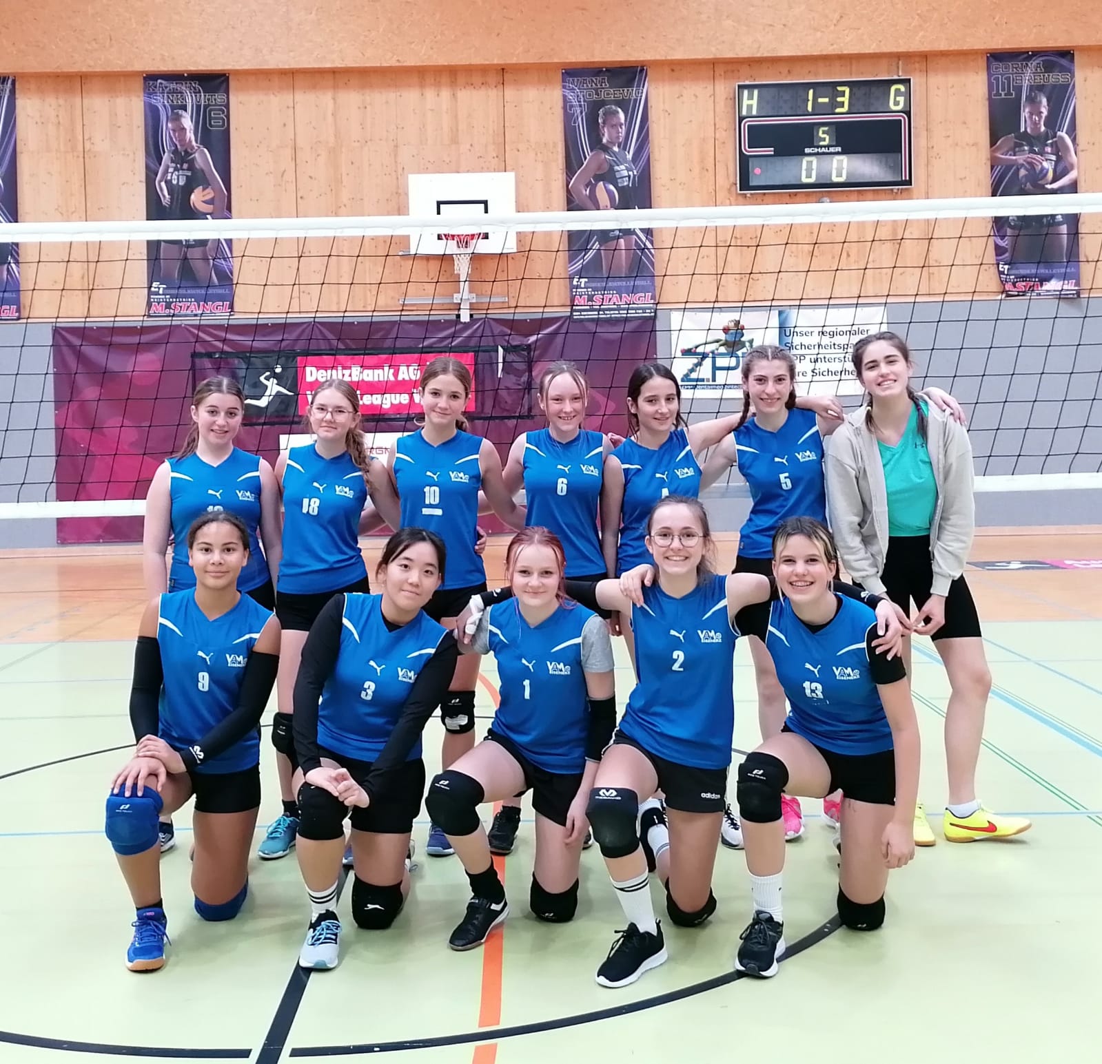 Teamfoto der U16-Erzbergmadln, zweite Mannschaft